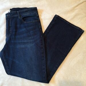 💜 Jordache Mid Rise Curvy Boot Dark Denim Jeans